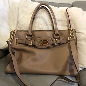 Michael Kors Hamilton Beige Bag